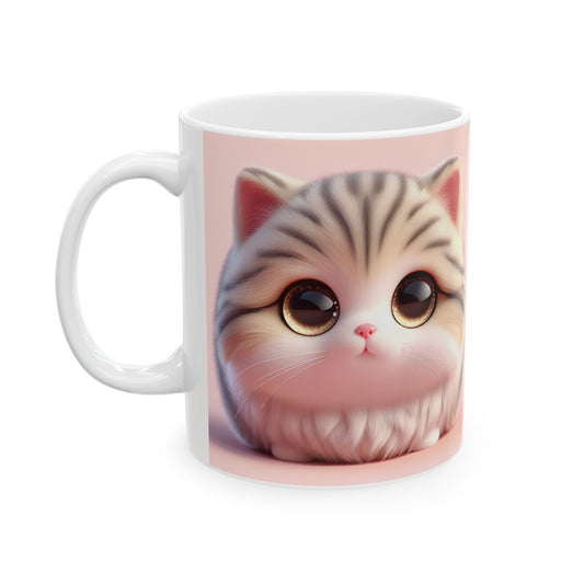 Cute Cat Mug, Gift Mom