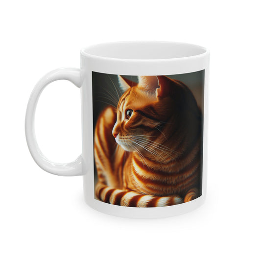 Orange Cat Coffee MugFeline, Mom gift, Mother Gift